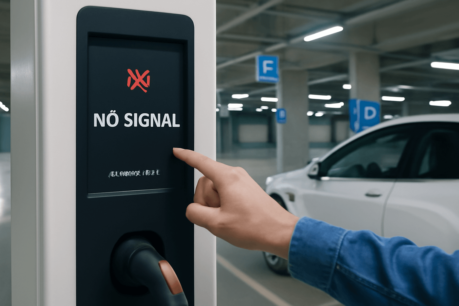 Cargador EV sin conexión